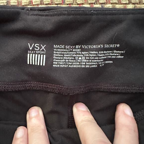 Victoria Secret Knockout Spandex Athletic Shorts- Like New - Picture 3 of 3